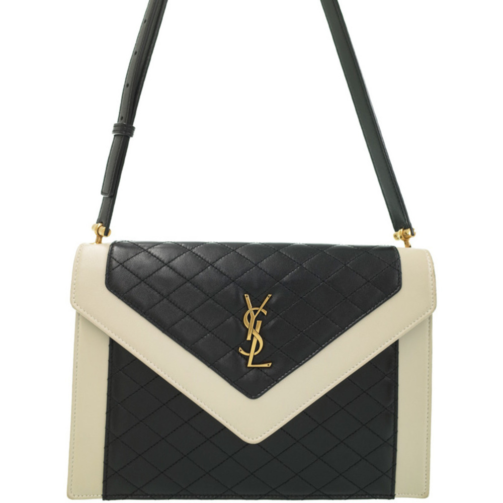 Saint Laurent Paris Satchel Gabby Shoulder Bag Black